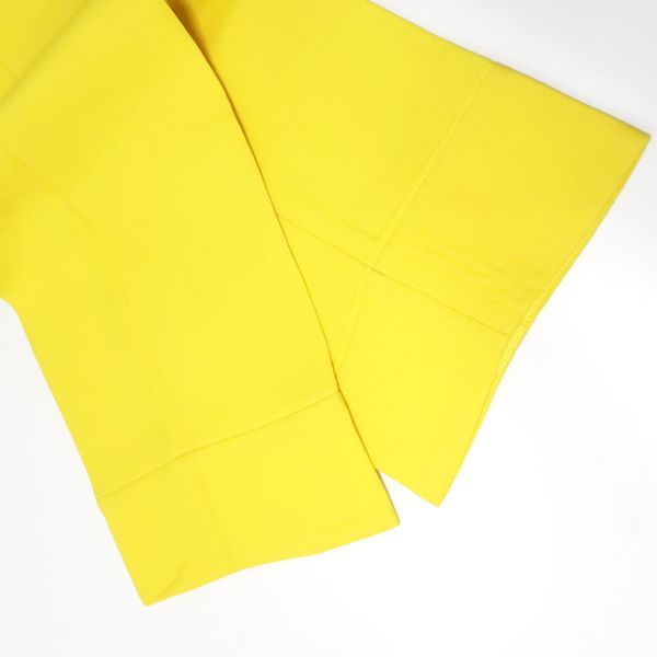 Drawer パンツ ウールシルク スリム 6514-236-0813 イエロー系 #38  