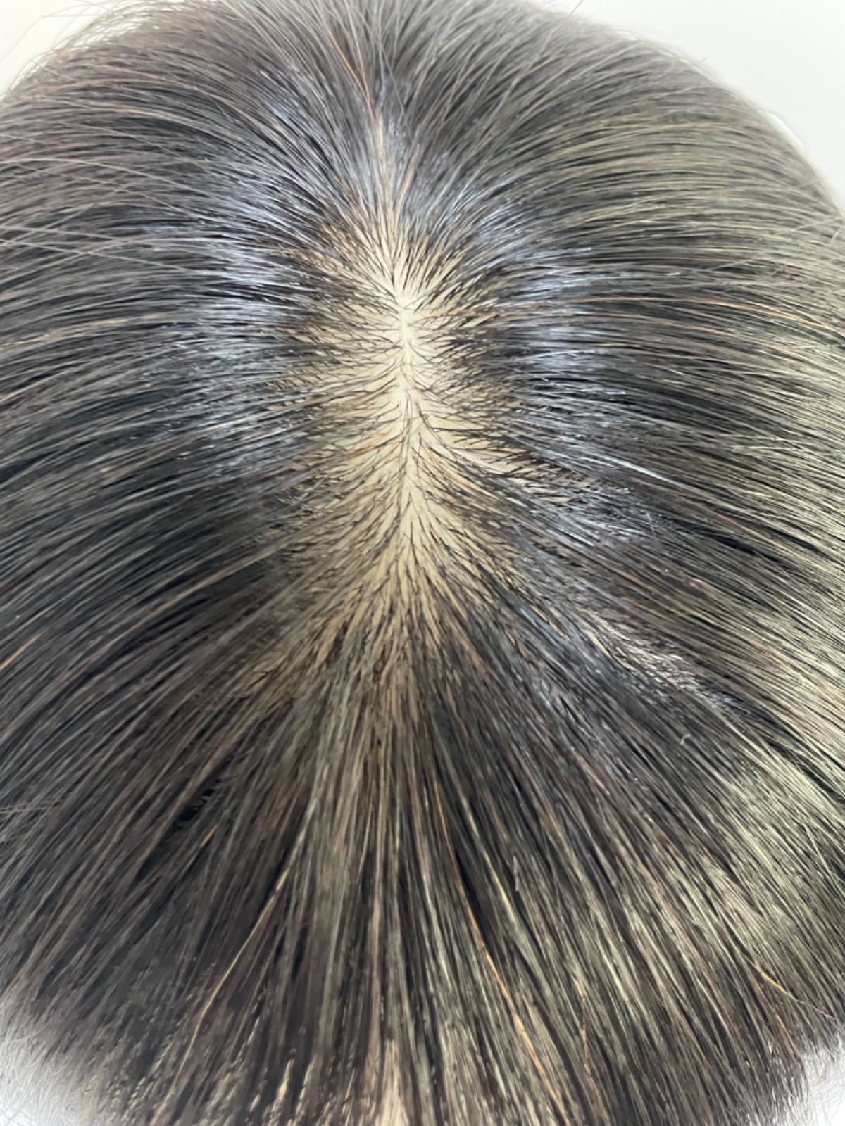 部分ウィッグヘアピース頭頂部ウィッグ前髪ウィッグ総手植え引き抜き製法つむじ隠しボリュームアップI型つむじ