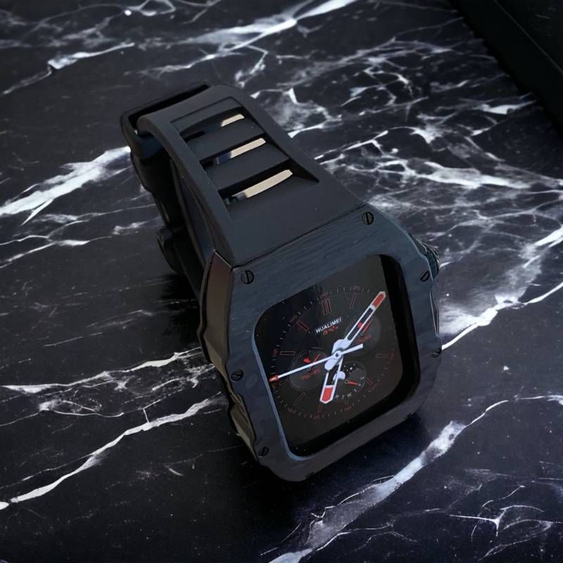 アップルウォッチ ウルトラ ケース 互換性対応 カスタム カバー 保護 ギフト ４９ｍｍ FKM フッ素 ラバーベルト バンド セット Ultra 1|2|3 KIT