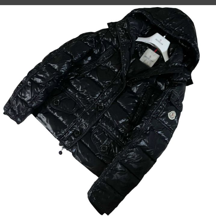 超美品 MONCLER モンクレール ダウンジャケット レディース ブラック 