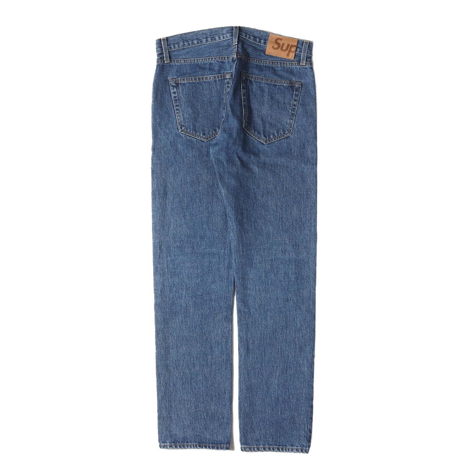 正規品 SUPREME シュプリーム Slim スリム デニムパンツ 黒 サイズ32 店/A7248 中古・古着通販SUPREME (シュプリーム) リジットスリムデニムパンツ