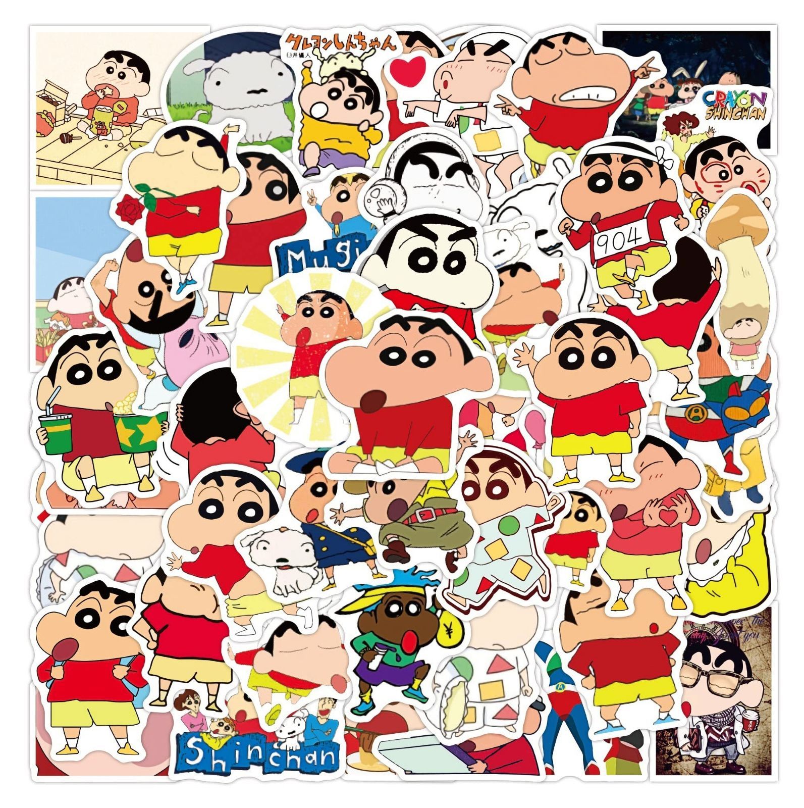 大人気】for クレヨンしんちゃん ステッカー 50枚セット かわいい