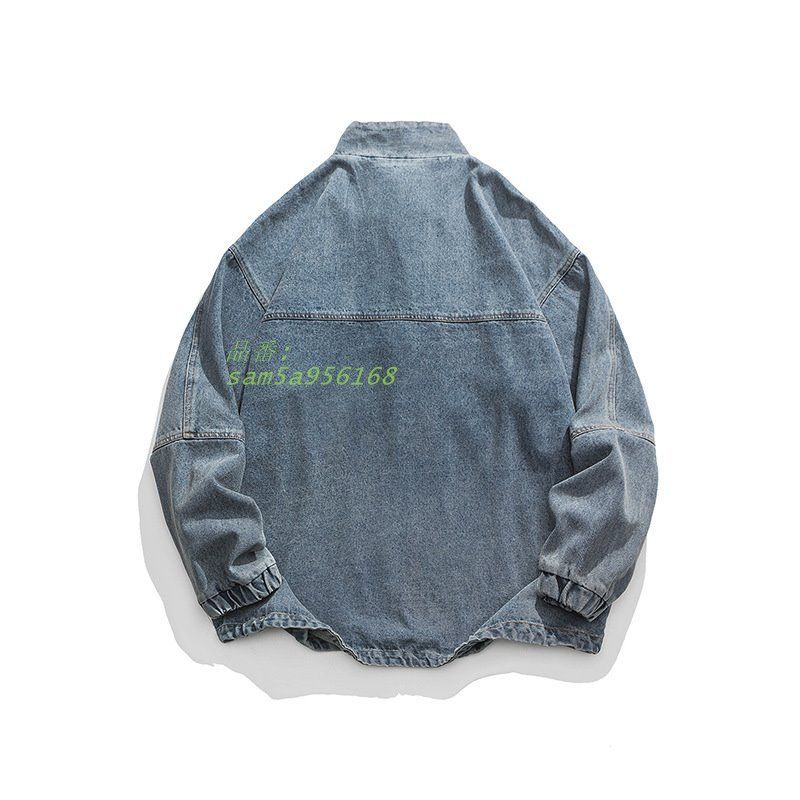 デニム ジャケット ハーフジップ プルオーバー 韓国 ストリート レディース 衣装 HIPHOP ダンス 原宿系 Y2K am5a956168