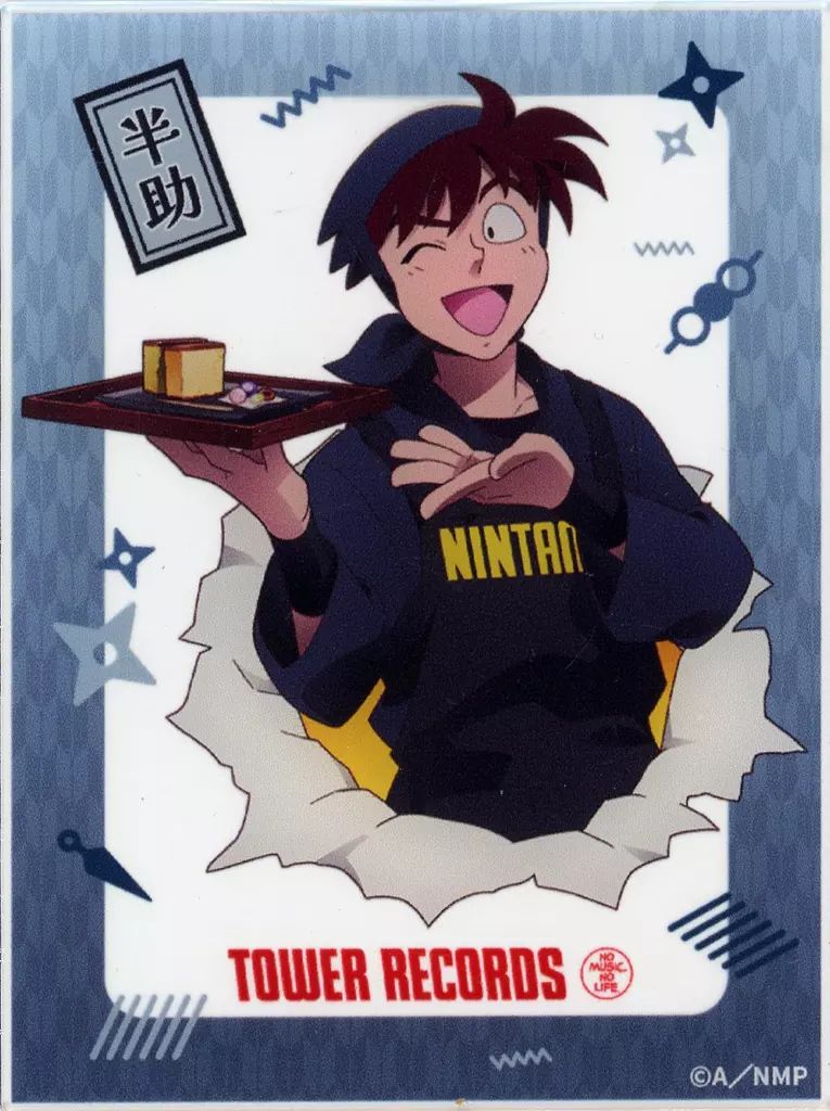 忍たま乱太郎 最強の軍師 タワレコカフェ 土井半助4点セット 中古】キャラカード 土井半助 「劇場版 忍たま乱太郎 ドクタケ