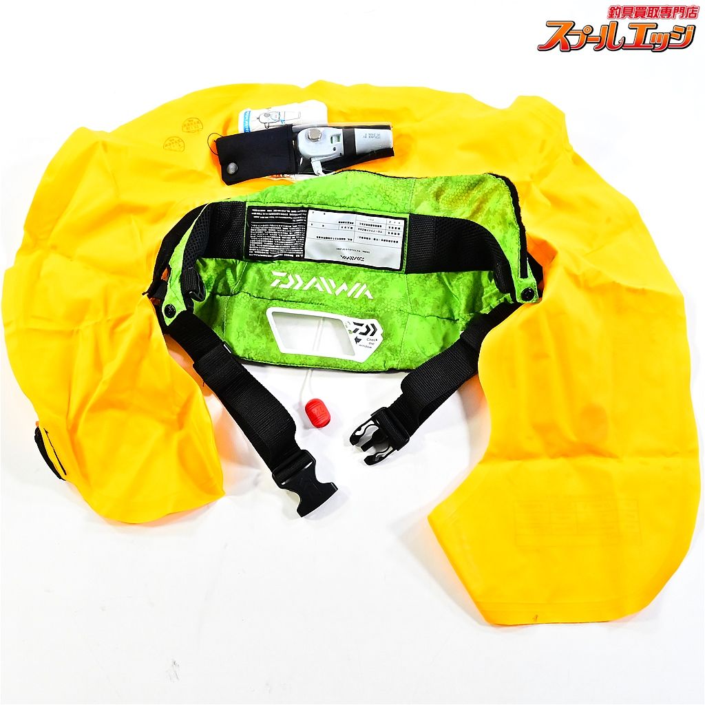 ブランド品セール。 ダイワ ウォッシャブルライフジャケット ウエストタイプ タイプA DF-2207 ライミへクス 桜マーク有 2020年6月製造 K_100 e08002 全国送料無料!