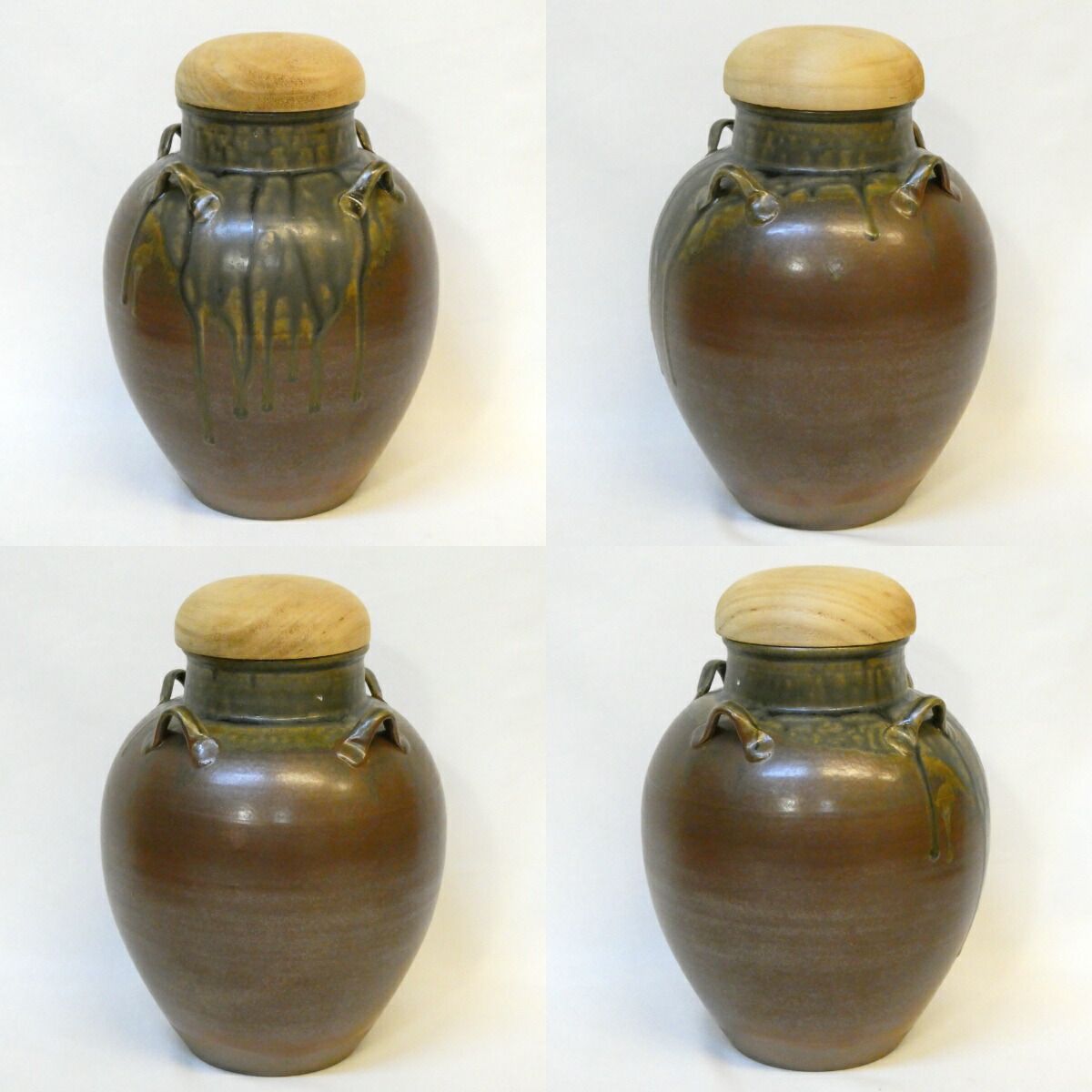 【超安い】 口切りの茶事 尾中窯 市野克 市野信水 作 丹波焼 飾壷 正絹紐 飾紐解説書付 茶道具  最安値通販! 