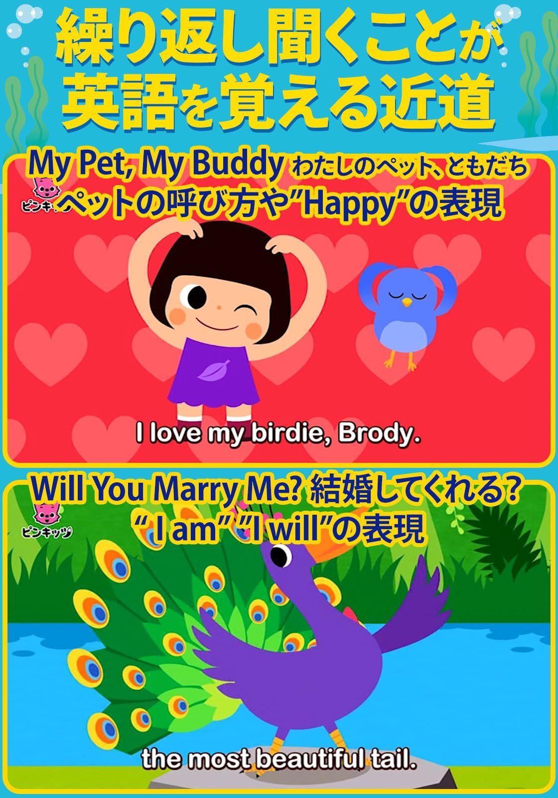 pinkfong ピンキッツ ベイビーシャーク 知育　DVD Amazon.com: Pinkfong Baby Shark and Animal Friends DVD