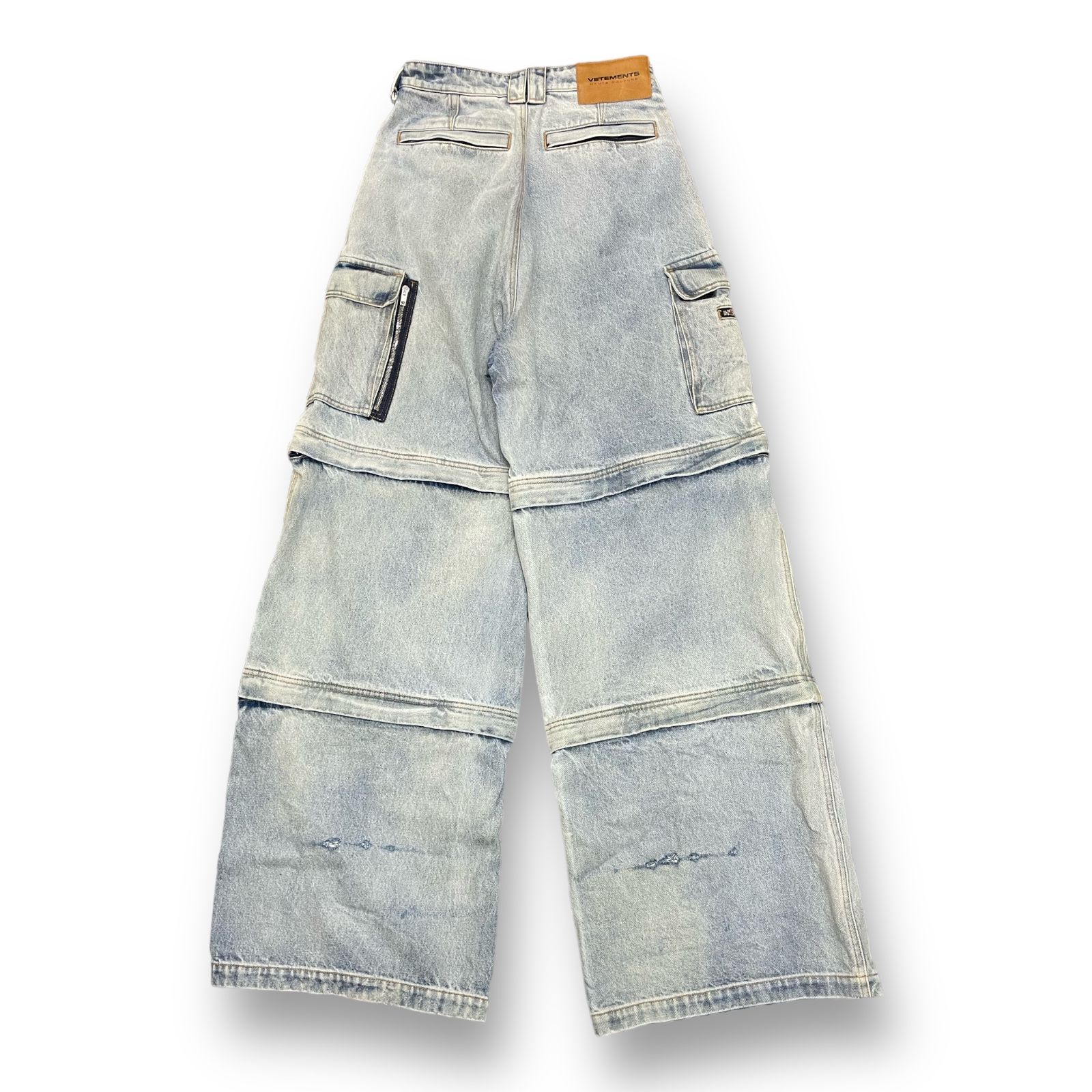 定価256000円 Vetements 22AW Big Shape Transformer Jeans ビッグ 