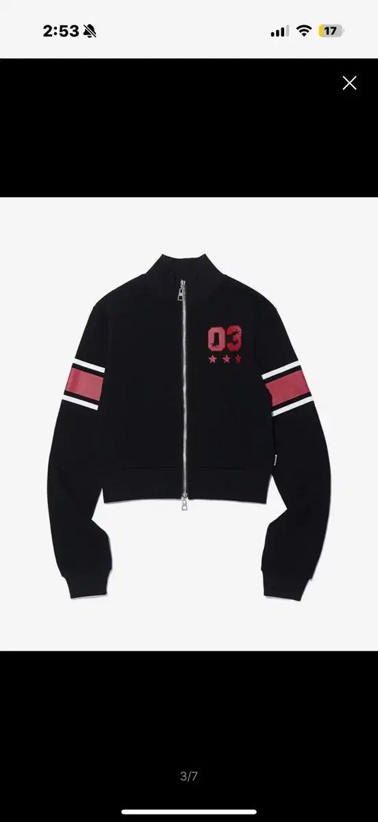 YOUHEE クロップドジップアップ