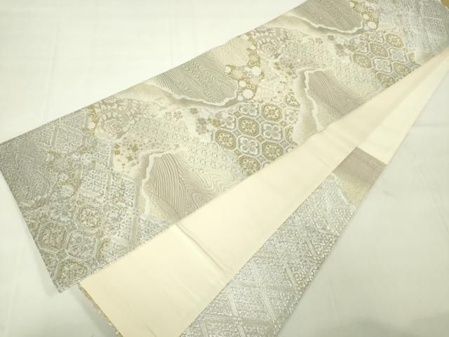 平和屋本店□極上 金彩友禅 卓越技能者・名工・和田光正 六通柄袋帯  