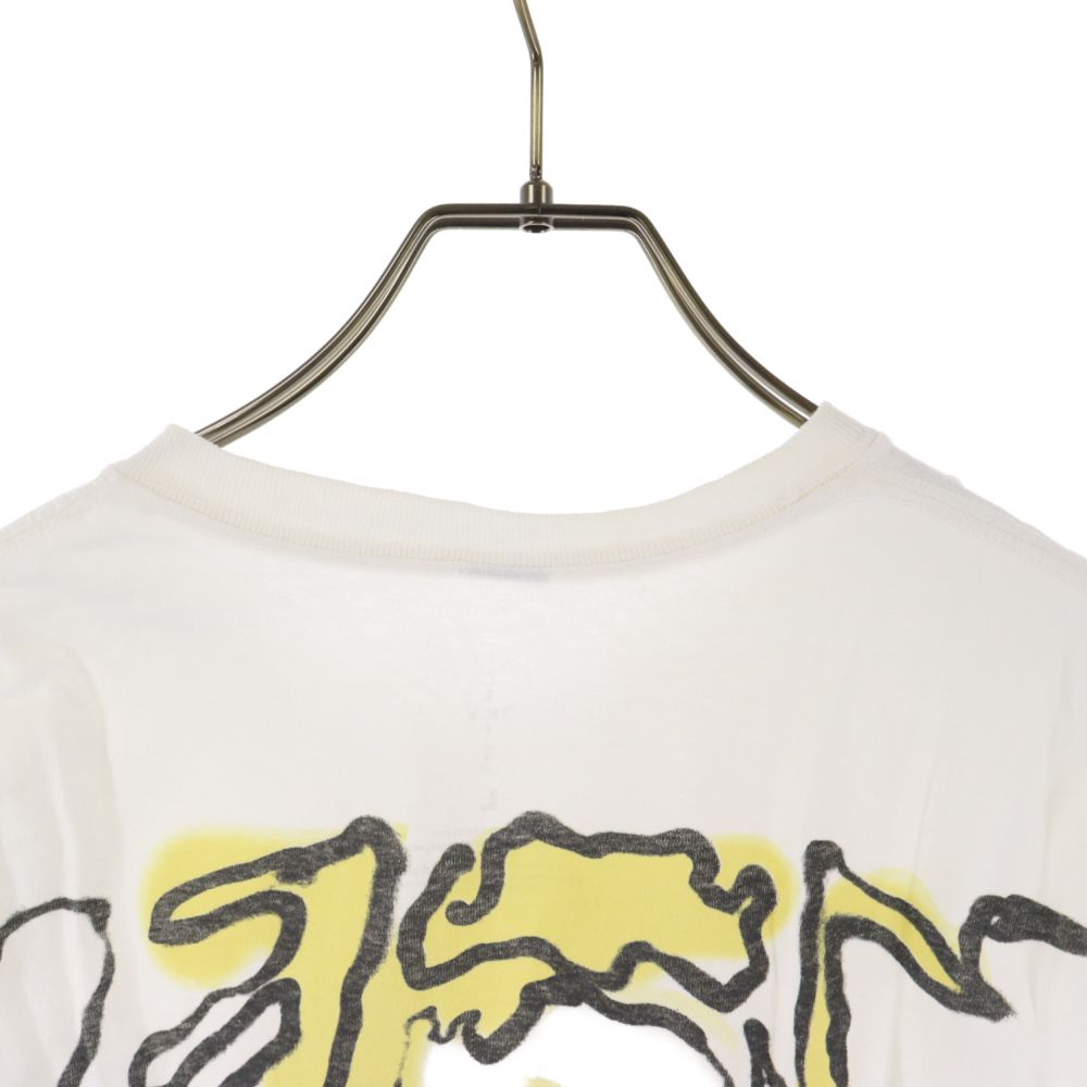 Tシャツ/カットソー(半袖/袖なし)★Travis Scott CACTUS JACK × KAWS カクタスジャック × カウズ For Fragment Merch T-shirts プリントTシャツ ホワイト sizeL