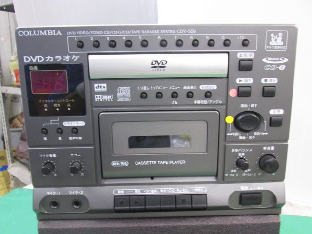 デノン DVDカラオケ CDV-550 木目 デュエット マルチ音多対応