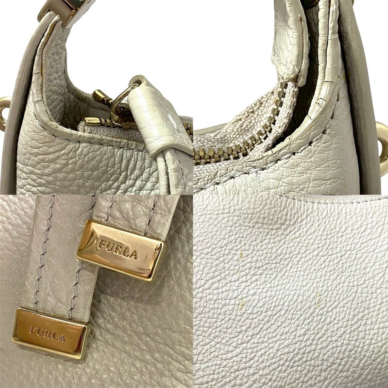 FURLA フルラ トートバッグ レザー 2way ホワイト/ベージュ フルラ Furla バッグ レディース ブランド トートバッグ