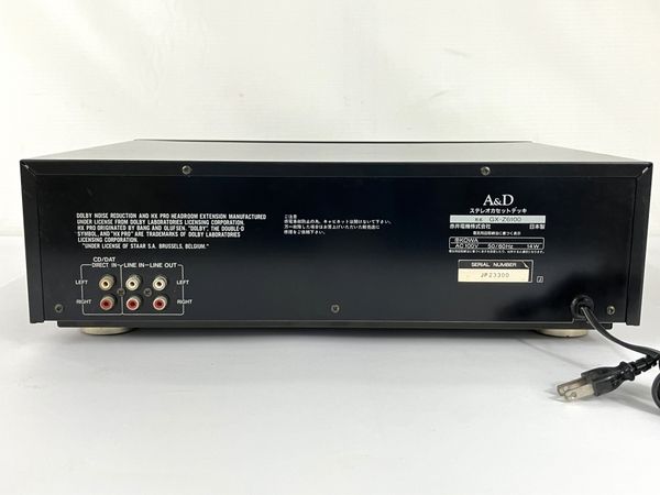 カセットデッキ Au0026D GX-Z6100 - その他