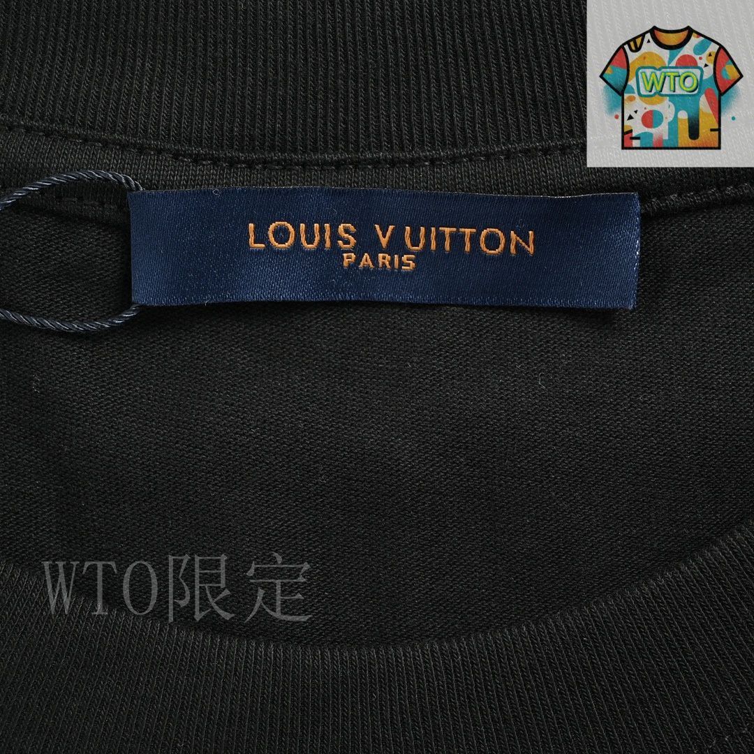 ルイ・ヴィトン 21AW LV × NBA コラボ ロゴ プリント Tシャツ LOUIS VUITTON(ルイヴィトン) 21AW ×NBA BACK LETTER LV TEE