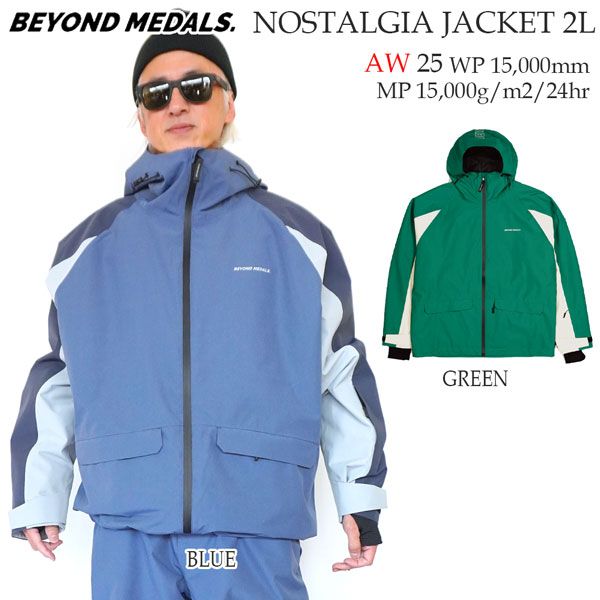25-26 ビヨンドメダル ノスタルジアジャケット2L BEYOND MEDALS NOSTALGIA JACKET 2L スノーボード ウエア ジャケット 25-26-JK-BML