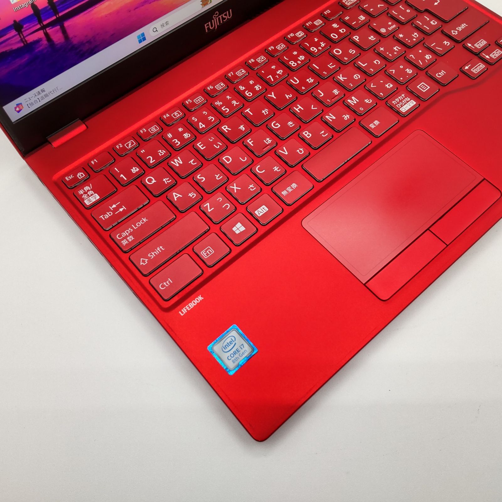 i7 Core レッド メモリ16GB テンキー 即決特典あり ノートパソコン 
