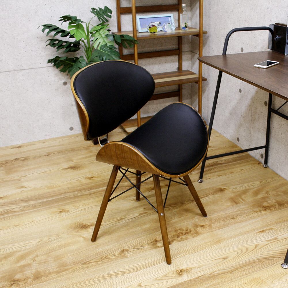 デザインチェア ブラック