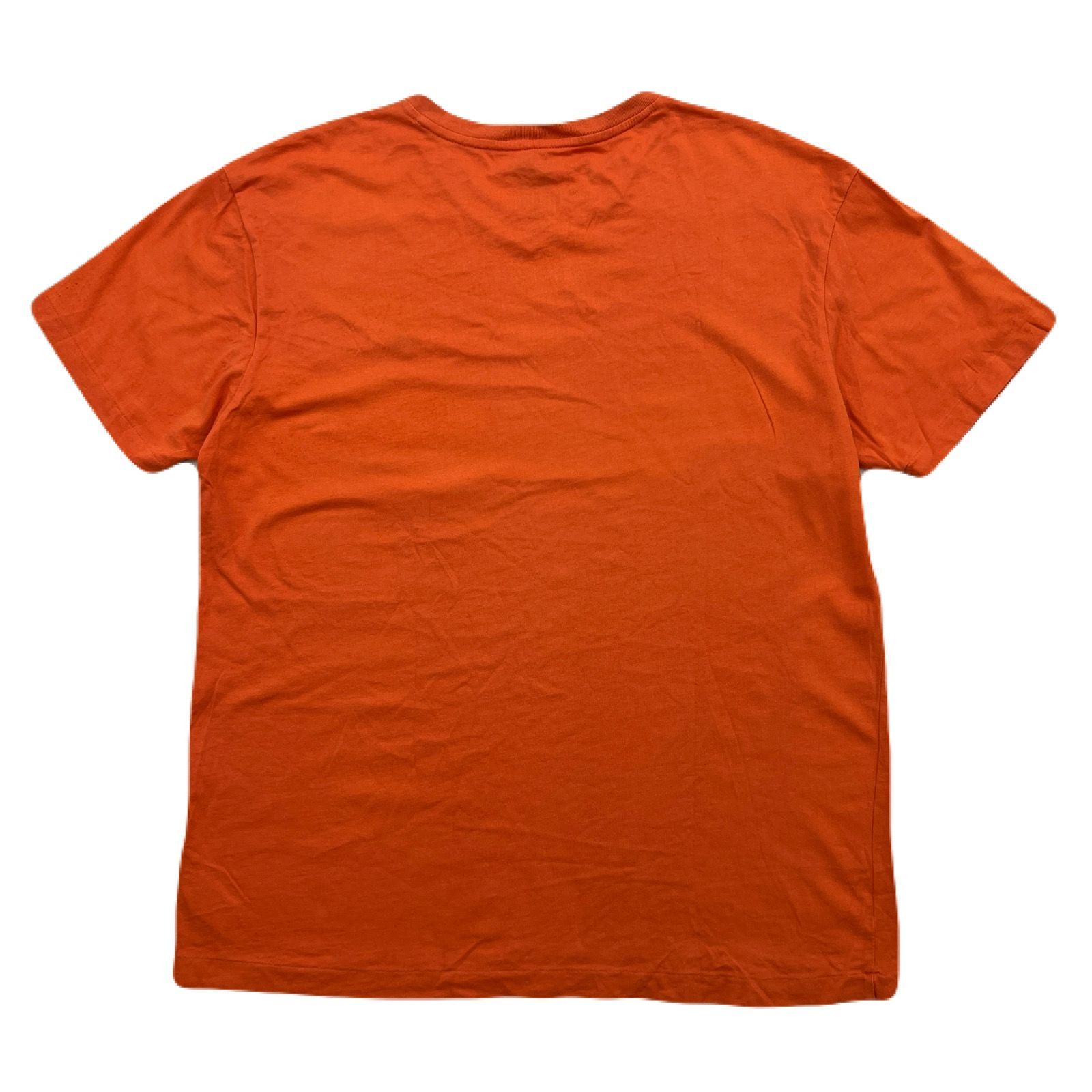 POLO RALPH LAUREN Tシャツ メンズ M オレンジ 【 Vネック 刺繍