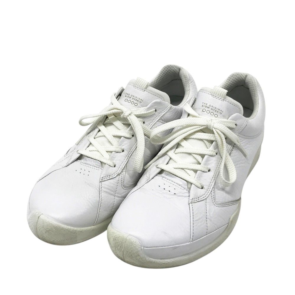 ecco エコー 131654 01007 BIOM HYBRID スパイクレス ゴルフシューズ ホワイト系 EU 43 240101540376 ゴルフウェア メンズ ストスト