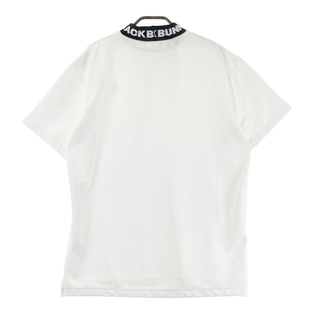 サイズ：6 JACK BUNNY ジャックバニー  モックネック半袖Tシャツ  ホワイト系 [240101432640] ゴルフウェア メンズ ストスト サイズ：6 JACK BUNNY ジャックバニー モックネック半袖Tシャツ