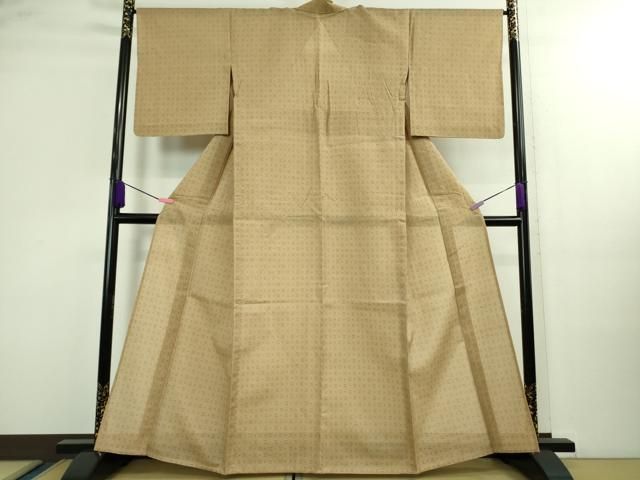 平和屋着物 上 夏物 紗紬 枯色地 DZAA9945kh5