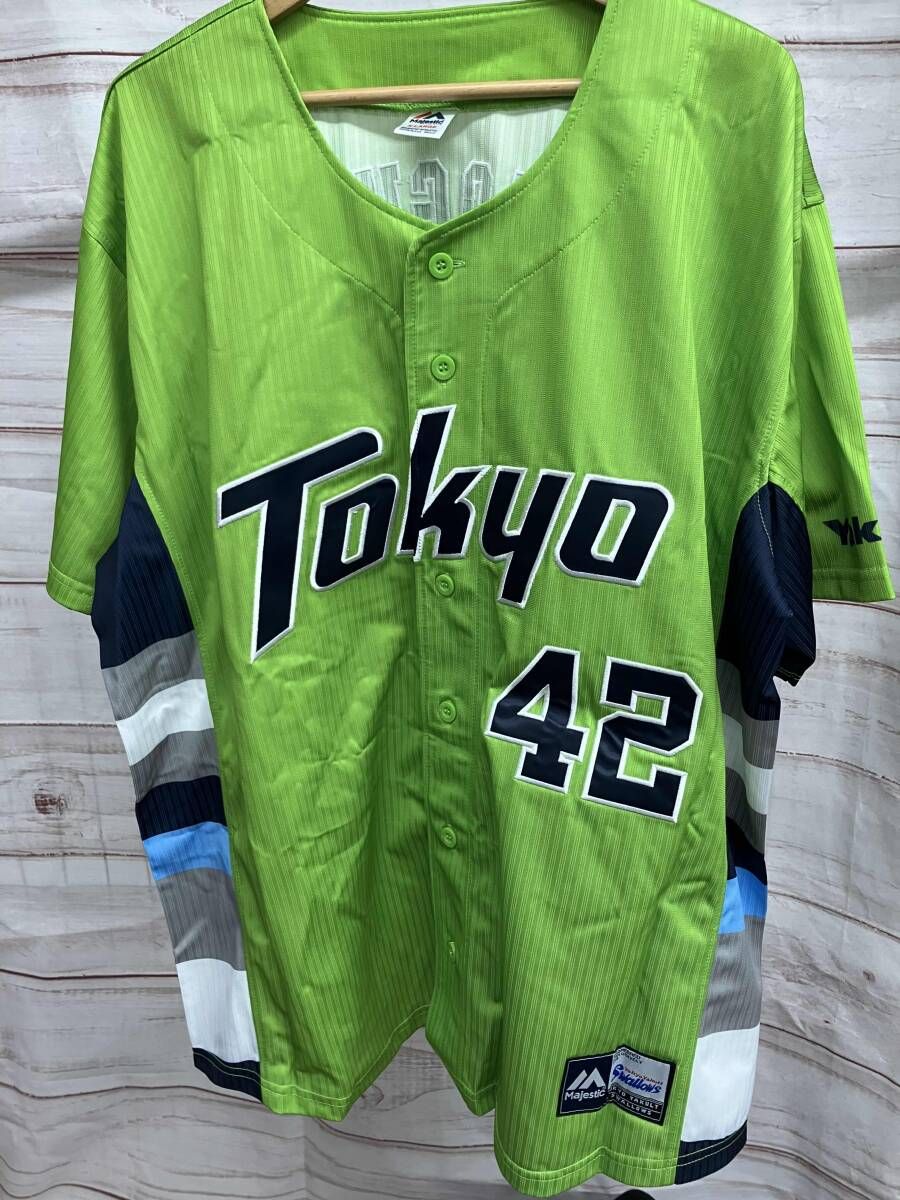 東京ヤクルトスワローズ 42 坂口智隆 刺繍入りレプリカ