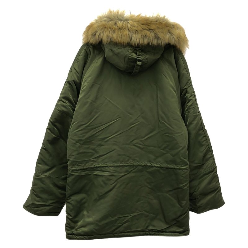 中古】ALPHA インダストリーズ フライトジャケット XL カーキ アルファ