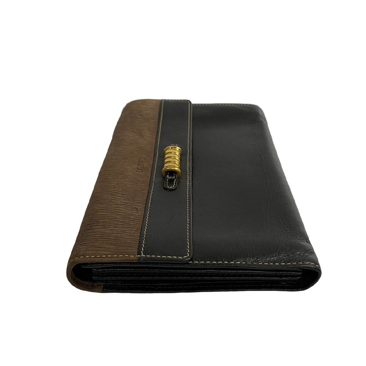 極 美品 希少品 LOEWE ロエベ ベラスケス ツイスト 金具 レザー 本革