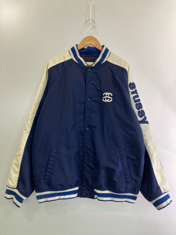 OLD STUSSY ステューシー 00S NYLON STADIUM JACKET 2000年製 ナイロン スタジアムジャケット アウター 142-250522-jt-09-min