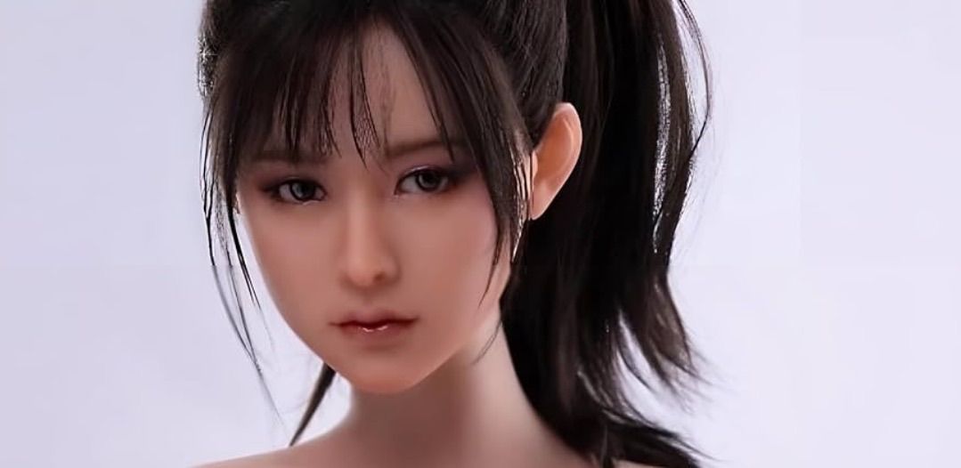 1|6 フィギュア 女性 ヘッド 手作業 手磨き リアル クオリティー 12インチ ハーフモデル ポニーテール