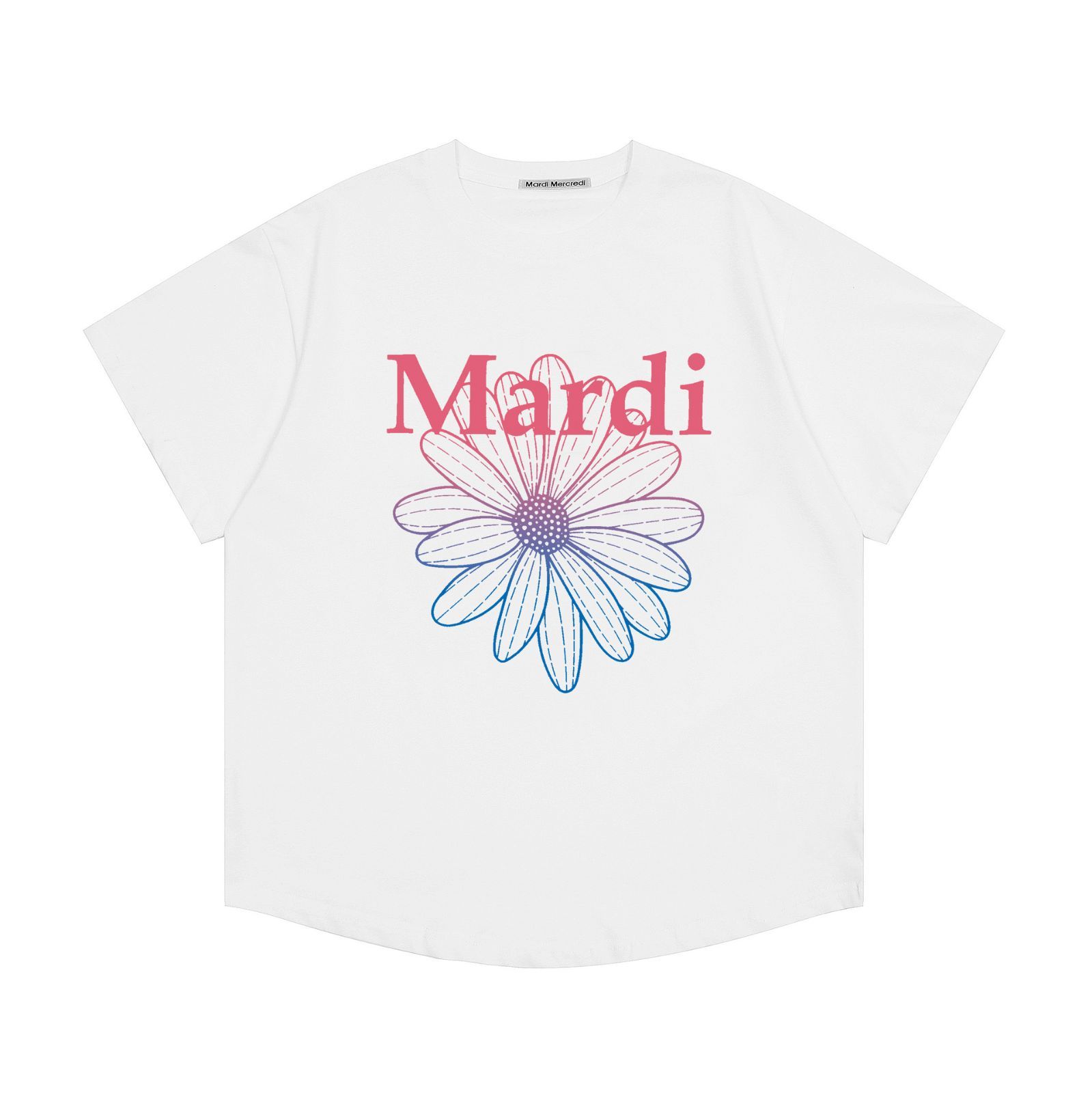 Mardi Mercredi マルディメクルディ 韓国大人気 Tシャツ 春夏 ファッション レディース 半袖Tシャツ グラデーションデザイン Free  Size 6色選択可能 - メルカリ