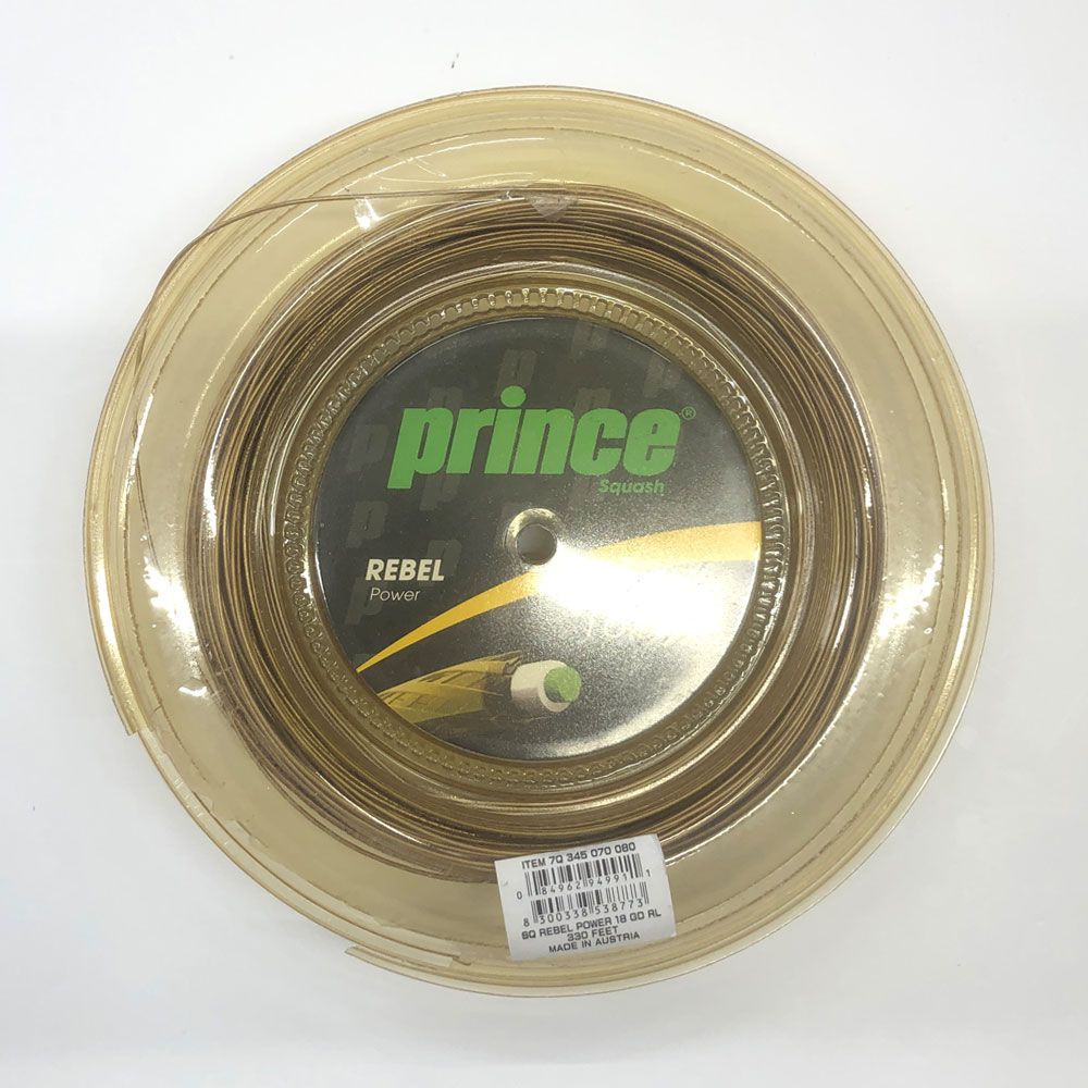 【訳アリ・新品・未使用】【スカッシュ用】プリンス(Prince) レベルパワー 18(1.20mm) 100Mロール ※パッケージ不良※ 7Q345【NE00219】