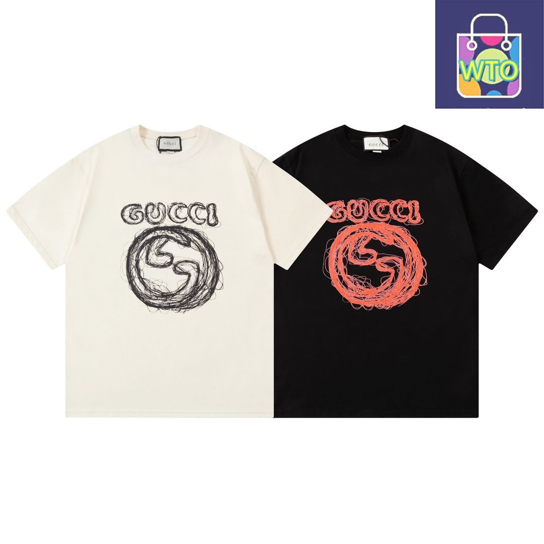 ☆GUCCI☆ ダブル G ロゴ Tシャツ 本日限定特価】GUCCI ダブルGロゴ カーブレタープリントTシャツ