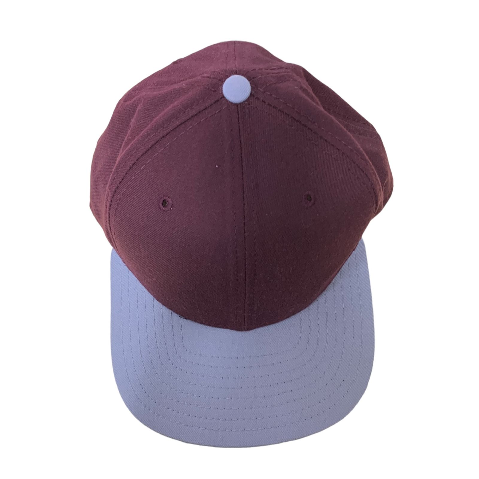 ◆中古品◆New Era ニューエラ 60s largeサイズ キャップ ベイスボールキャップ ボルドー系 Model DuPont Visor Q67749NI