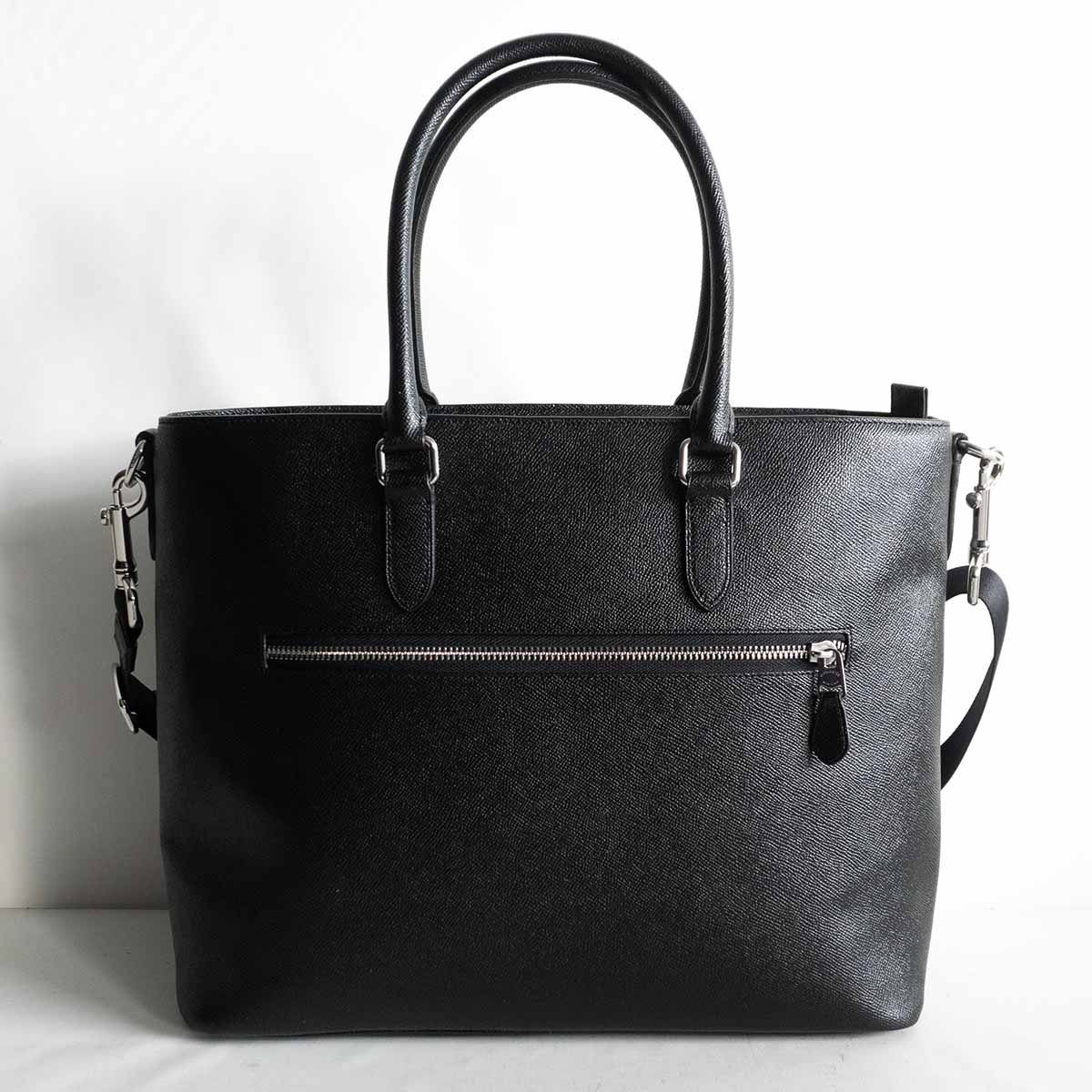 美品】COACH【C2842/2WAY ベケット レザー トートバッグ】ブラック ビジネスバッグ コーチ 2411196 - メルカリ