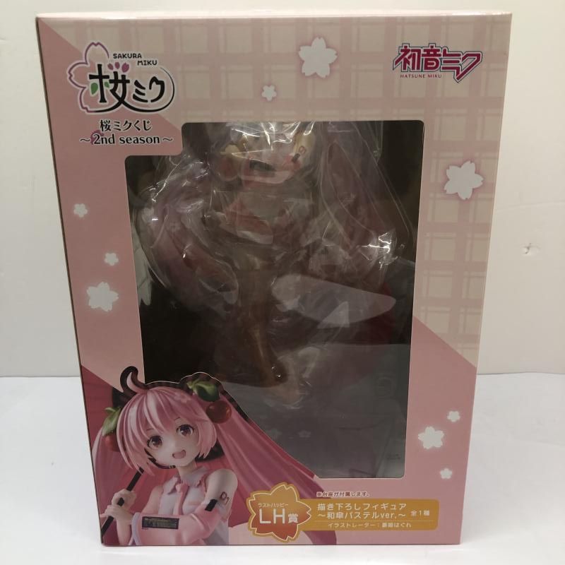 【中古】未開封)ラストハッピー賞 桜ミク～2nd season～ 和傘パステルVer. 描き下ろしフィギュア ｢タイトーくじ本舗 桜ミク 2nd season｣ [66][240066168358] 中古】未開封)ラストハッピー賞 桜ミク～2nd season～ 和傘