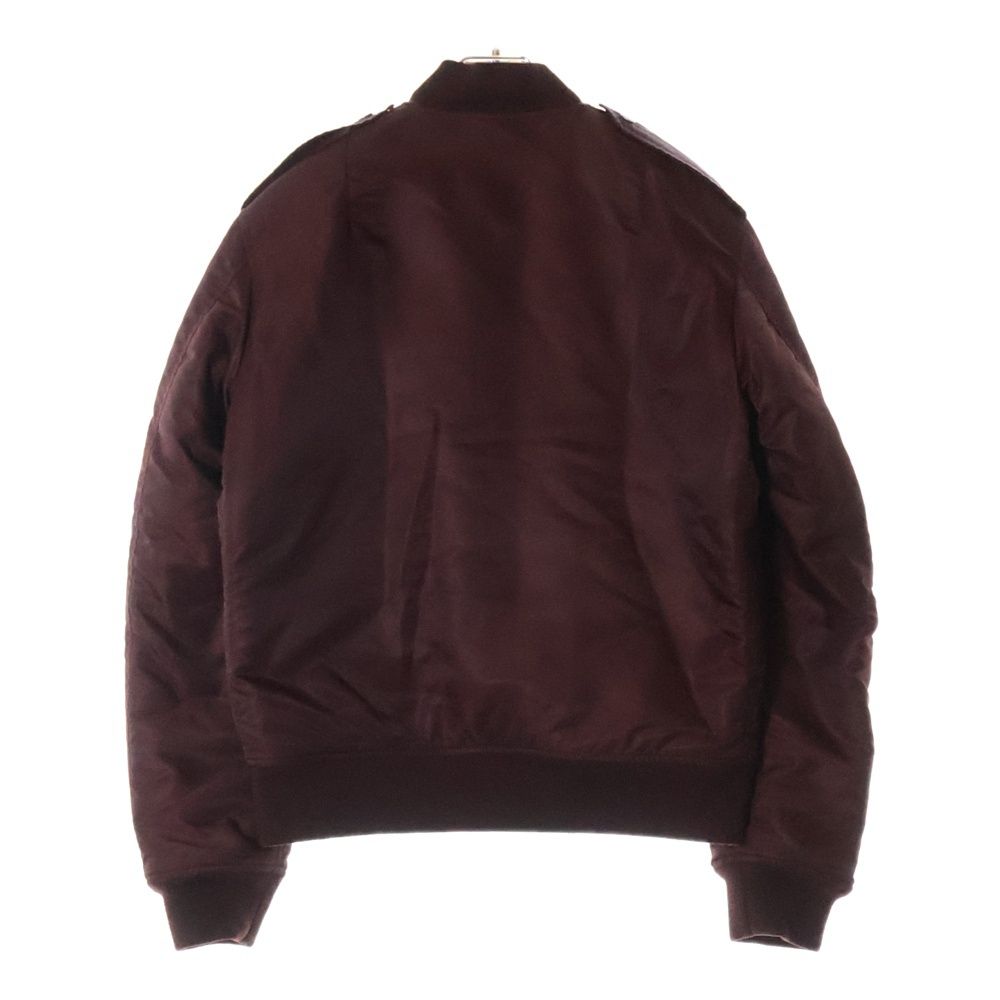 【未使用級】SAINT LAURENTナイロン ボンバー ジャケット ボルドー SAINT LAURENT PARIS (サンローランパリ) 18AW ナイロン