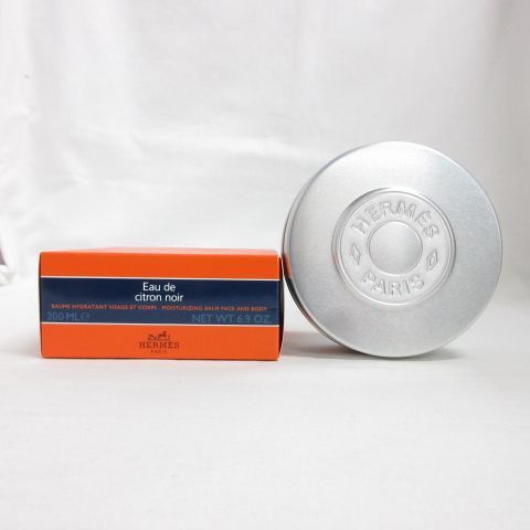 新品 HERMES エルメス オードゥ シトロン ノワール モイスチャライジング バーム フェイス u0026 ボディー クリーム 200mL ( 0717-n2 )