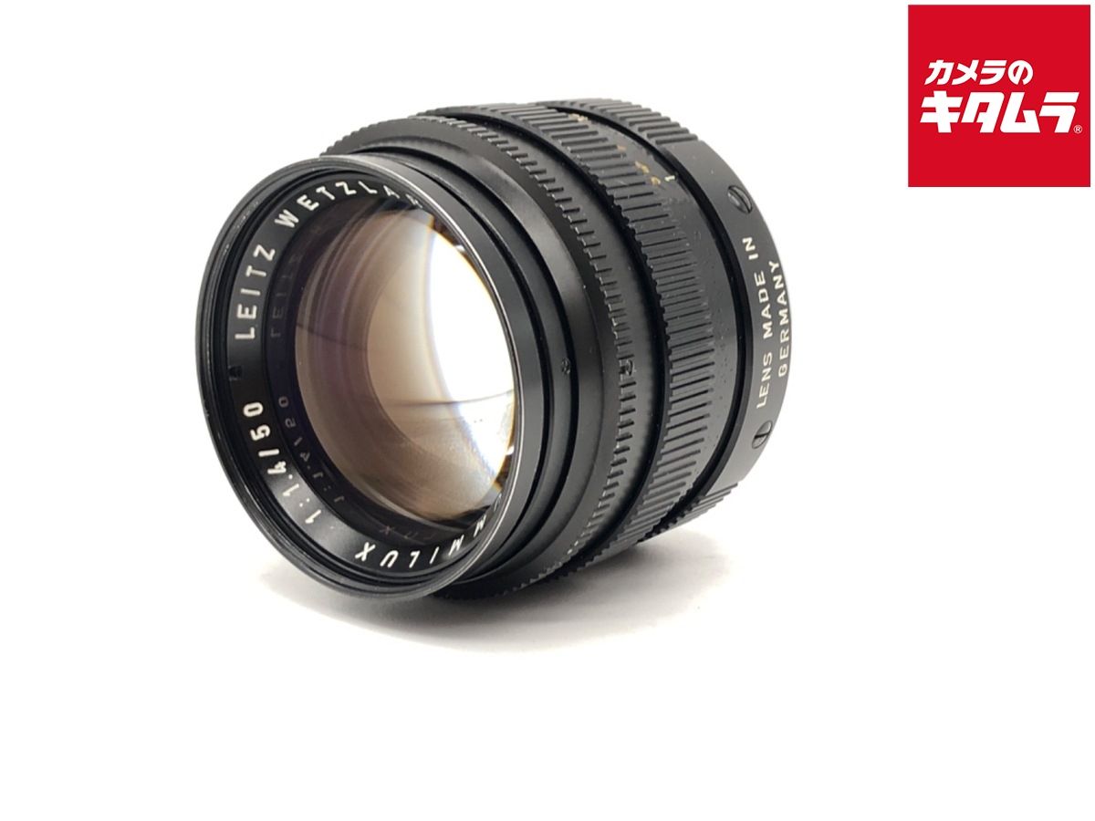 《良品》Leica ズミルックス R50mm F1.4 (3-CAM) 中古 並品 ライカ ズミルックスM 50mm F1.4 E46 チタン Leica
