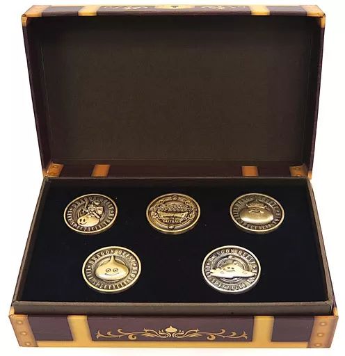 中古】置物・装飾品 A.いろんなスライム ちいさなメダルセット(埼玉