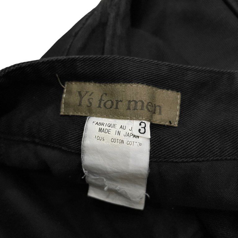 Y's for men コットンツイルワイドカーゴパンツ Archive 00s Yohji