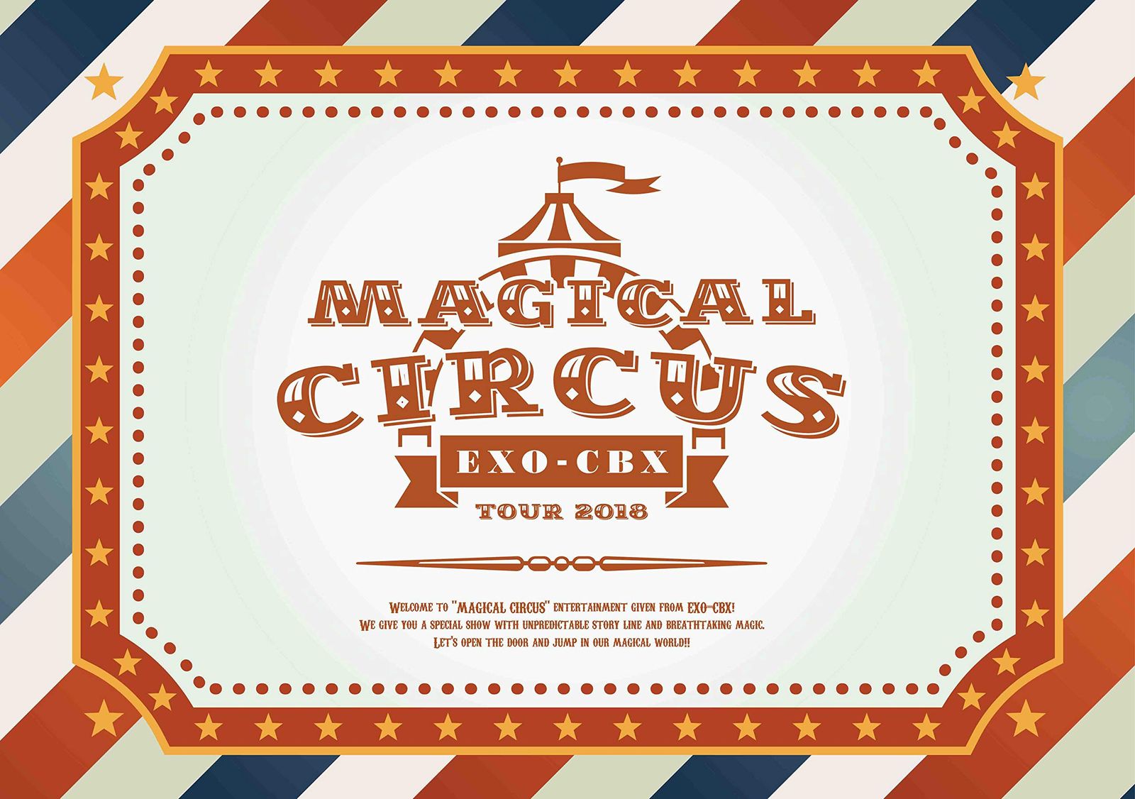 EXO-CBX MAGICAL CIRCUS TOUR 2018 初回生産 盤 スマプラ対応 DVD