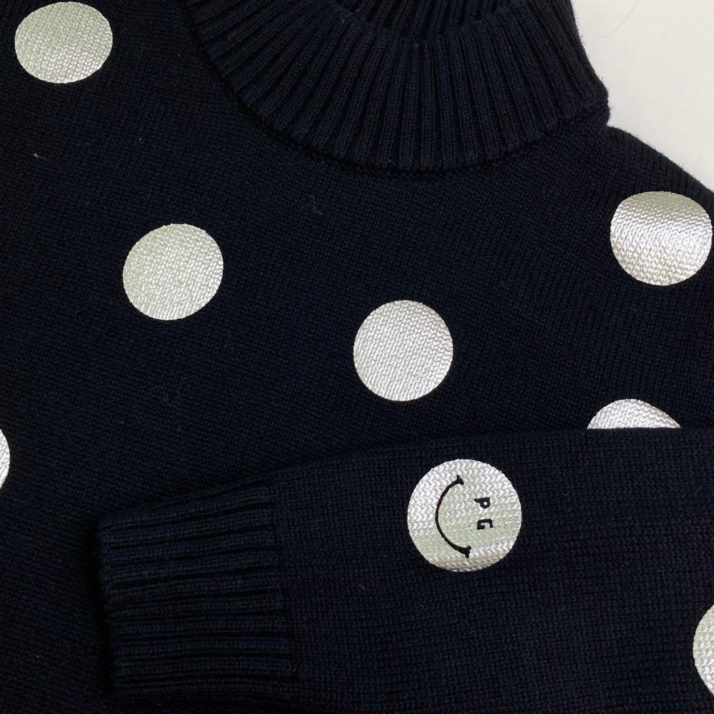 未使用 パーリーゲイツ サイズ1 ドット 水玉 ニット セーター 未使用