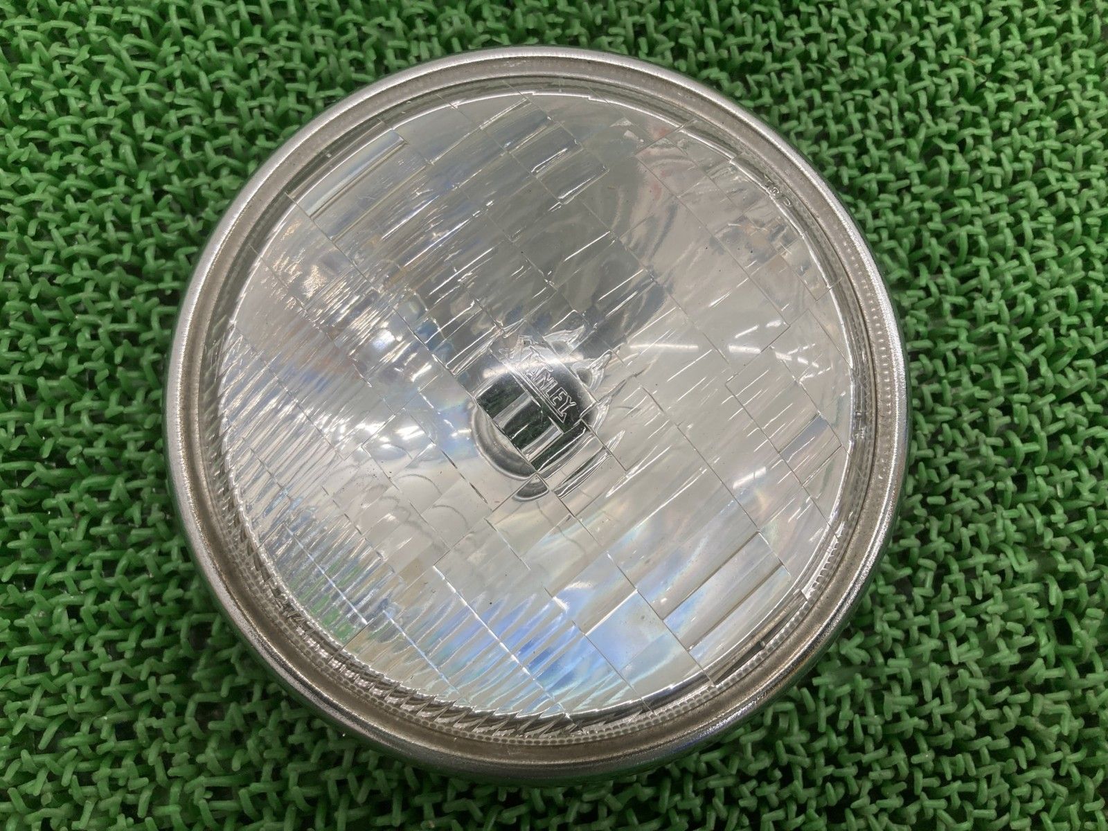 エイプ50 エイプ100 ヘッドライト P2747 ホンダ 純正 バイク 部品 AC16 HC07 APE リム付き 割れ欠け無し 車検 Genuine 【】 32