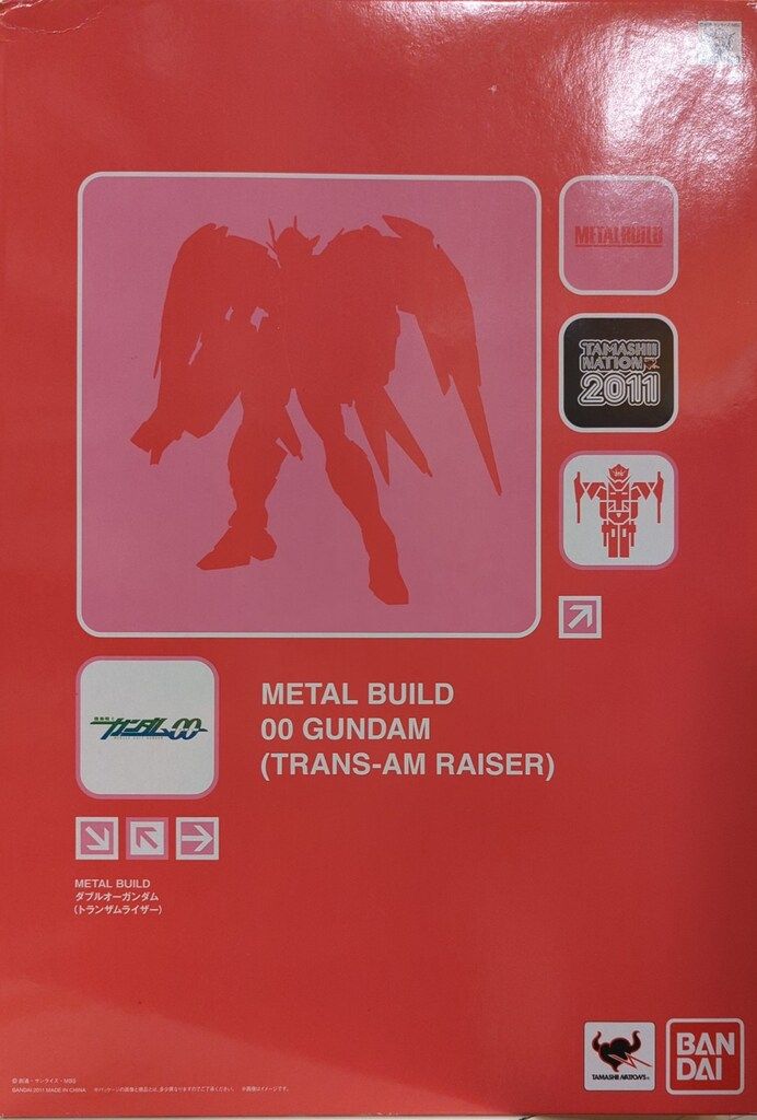 BANDAI METAL BUILD ダブルオーガンダム トランザムライザー