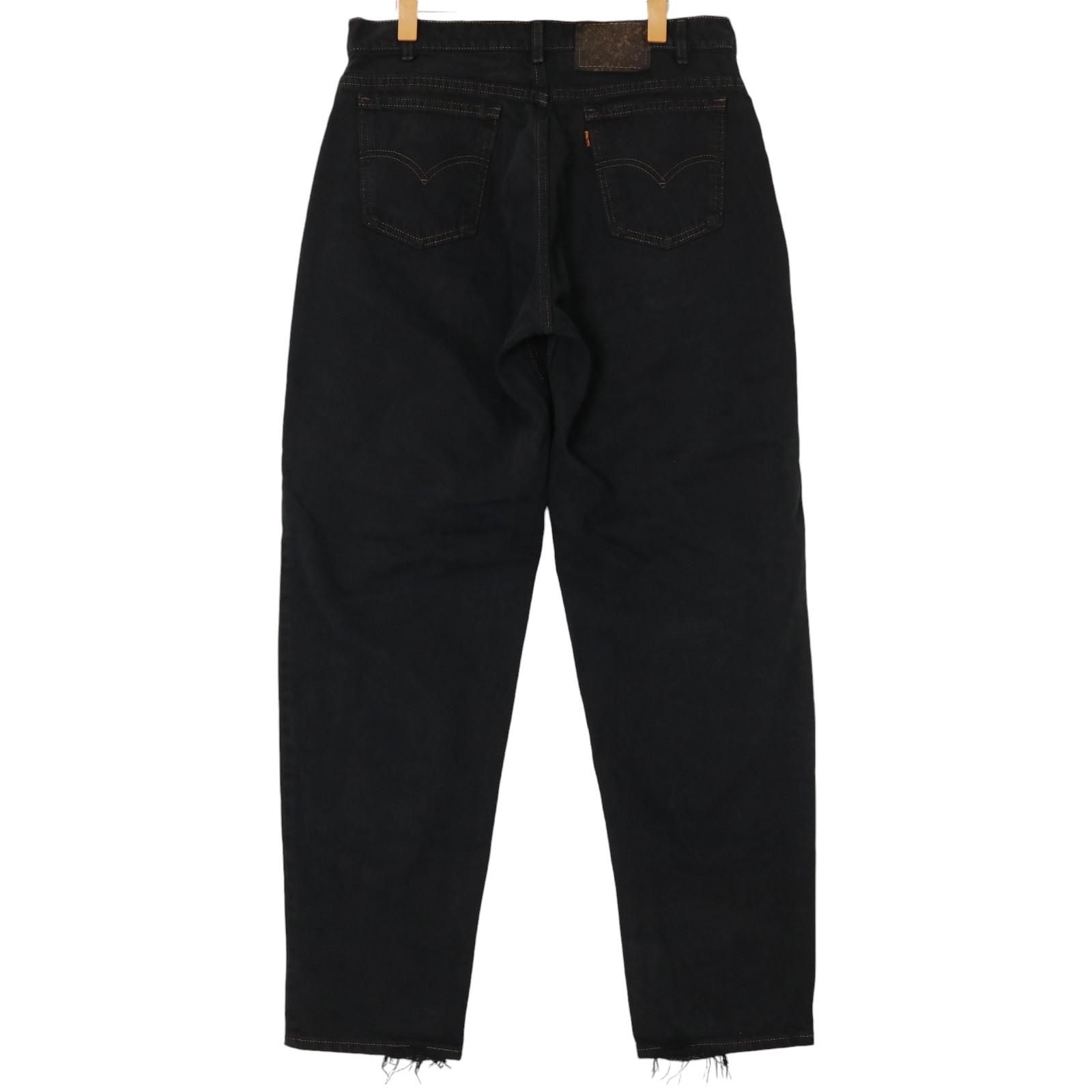 90年代 USA製 Levi's リーバイス 560 デニムパンツ 後染め ブラック