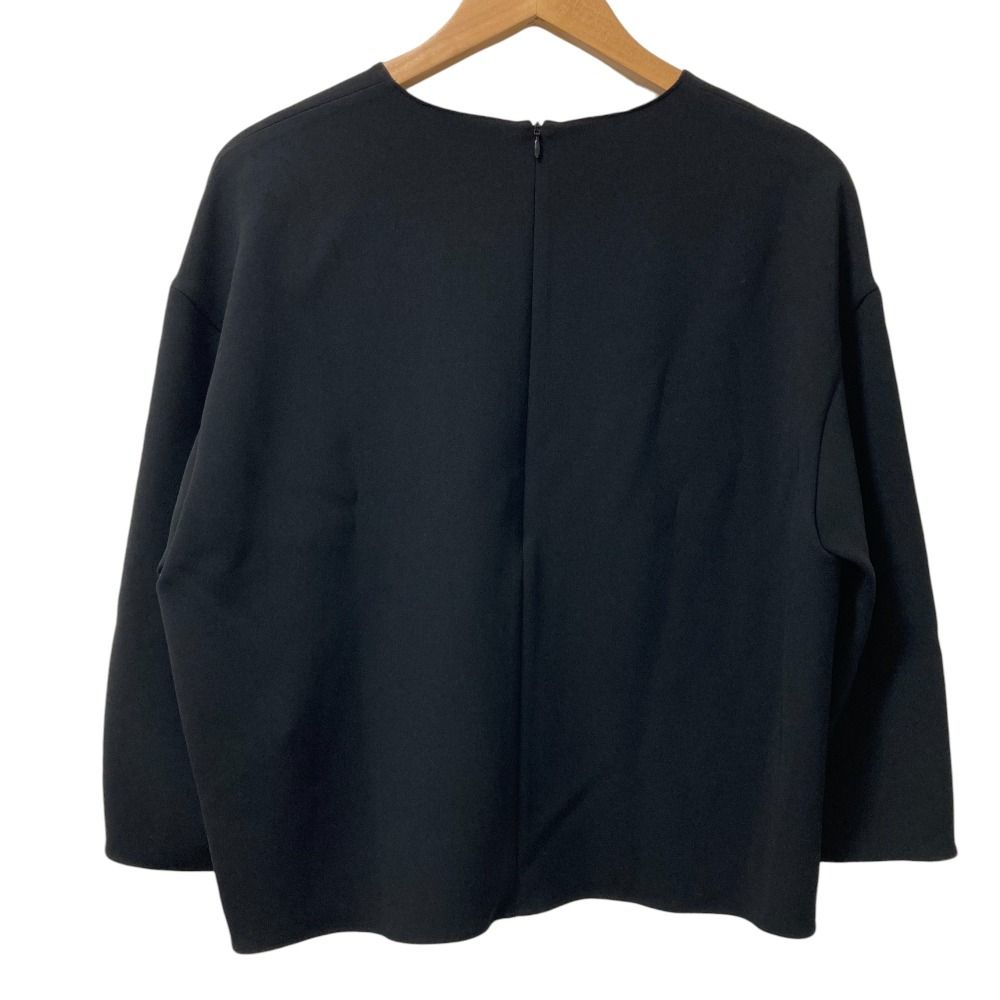 美品 24SS Theory セオリー ADMIRAL CREPE ROUND VNK TOP V