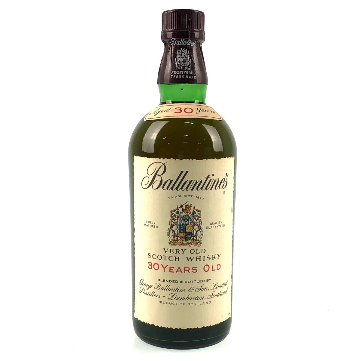 バランタイン Ballantines 30年 ベリーオールド 赤キャップ 青旗 ...