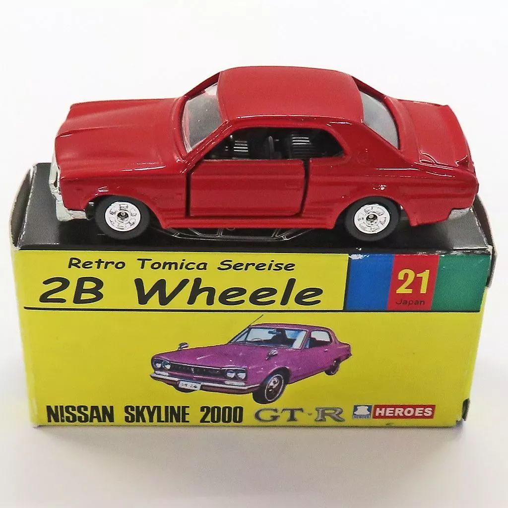 tomica トミカ NO.21 1/62 ニッサン スカイライン ハードトップ 2000GT